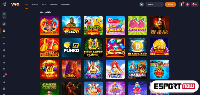 VoxCasino — Przewodnik po funkcjach, grach i promocjach